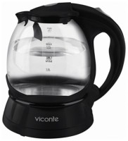 Чайник электрический Viconte VC-3227 термостойкое стекло, черный