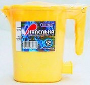 Чайник электрический Капелька, желтый