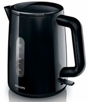 Чайник Philips HD-9300/90 черный, об.1,5л., 2400Вт., пластик