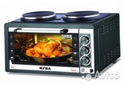 Жарочный шкаф EFBA 5005, 42л, 1200 Вт, таймер, 2 конф., серый