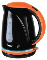 Чайник BBK EK-1701P черный/оранж, пластик,об.1,7л.,2200Вт.