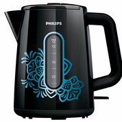 Чайник Philips HD-9310/93 черный с рисунком, об.1,6л., 2400Вт., пластик