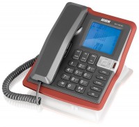 Телефон проводной BBK BKT-258 RU чёрно-красный