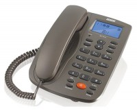 Телефон проводной BBK BKT-78 RU серебро/чёрный