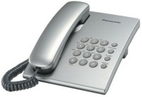 Телефон проводной Panasonic KX-TS2350 RU-S серебристый металлик