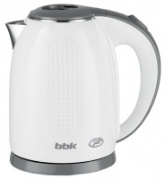 Чайник BBK EK-1735P белый/серебро,об.17л.,2200Вт., термостойкий пластик, внутри нерж. сталь.