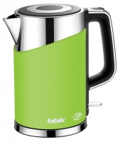 Чайник BBK EK-1750P зеленый, об.17л.,2200Вт., термостойкий пластик, внутри нерж. сталь.
