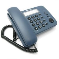 Телефон проводной Panasonic KX-TS2352 RU-C синий