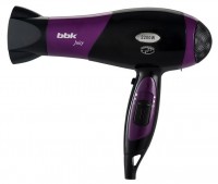 Фен BBK BHD-3225i черный/фиолет, Juicy,2200Вт.,2 реж. мощн.,3 тем.-х режима.