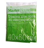 Тряпка для пола из микрофибры MT 02M 40x50см  зеленая