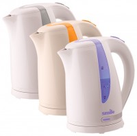 Чайник SMILE WK-5118 белый с голубой вставкой, 1,7л., 2000Вт.