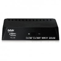 Ресивер цифровой телевизионный BBK SMP-015HDT2 темно-серый