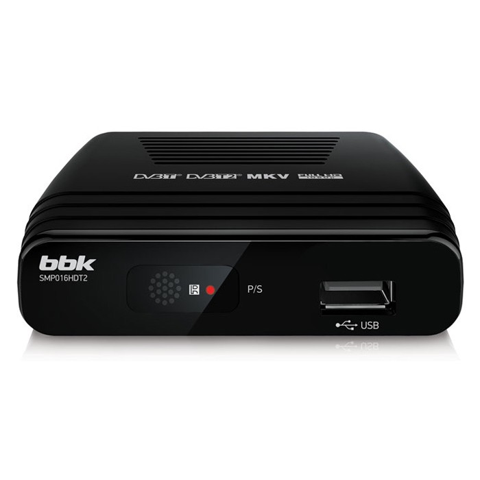 Ресивер цифровой телевизионный BBK SMP-016HDT2 черный
