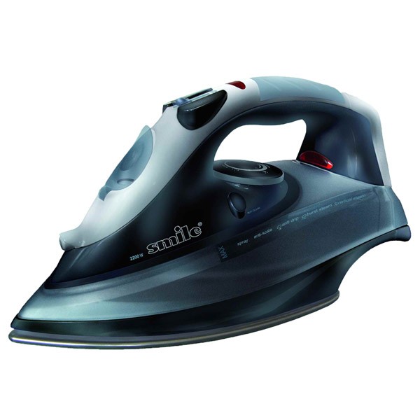 Утюг SMILE SI-1800 чёрн./сереб.