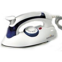 Утюг SMILE SI-1802 бел.синий, дорожный