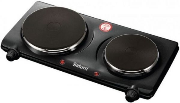 Плитка электрическая SATURN ST-EC0181 черный цвет