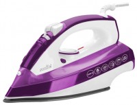 Утюг SMILE SI-975 бело-сиреневый, с керамическим покрытием