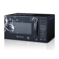 СВЧ Centek CT-1579 (черный, ЦВЕТЫ), 700W, 20л, сенсор, 10 автоматических программ, LED дисплей