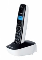 Телефон DECT Panasonic  KX-TG1611 RU-W черный_белая подставка