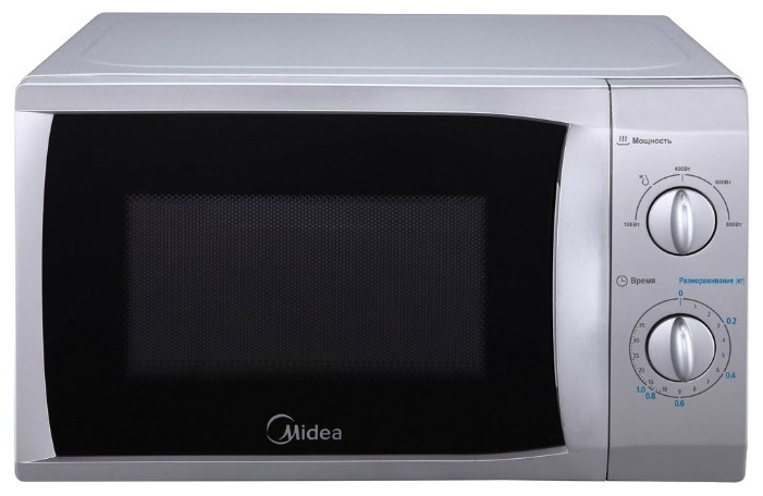 СВЧ печь MIDEA MM-820 CFB-S, об.20л., 800Вт., упр-е: механическое