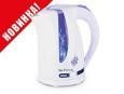 Чайник Centek CT-0040 White 1.8л, 2200Вт, открывание кнопкой, внутренняя подсветка