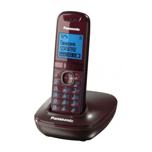 47548_enljt.jpg Телефон DECT Panasonic  KX-TG5511RU-R красный, цифр.автоответчик