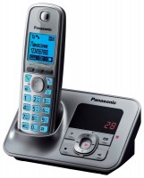 Телефон DECT Panasonic  KX-TG6621 RU-M сер.металлик