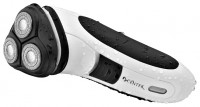 Бритва Centek CT-2157 (бел/черн) ротор, 3 плав головки, работа от сети, влажн бритье, долгая работа