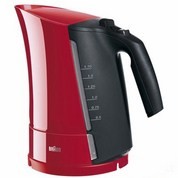 Чайник BRAUN WK-300 красный, об.1,6л.