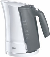 Чайник BRAUN WK-500 белый, об.1,7л.