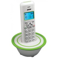 Телефон DECT ВВК BKD-815 бело-зелёный